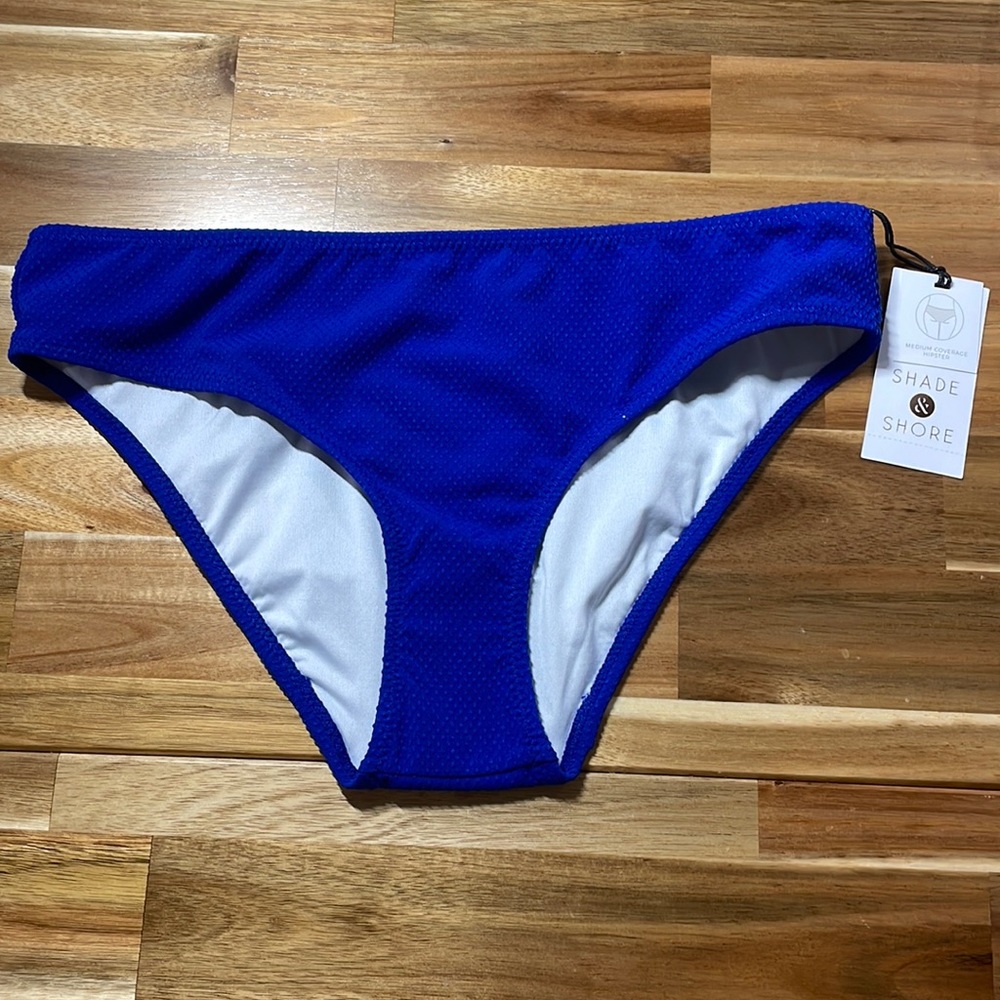 SHADE & SHORE BIKINI BOTTOM. MIDNIGHT BLUE/ Size XS (0-2).